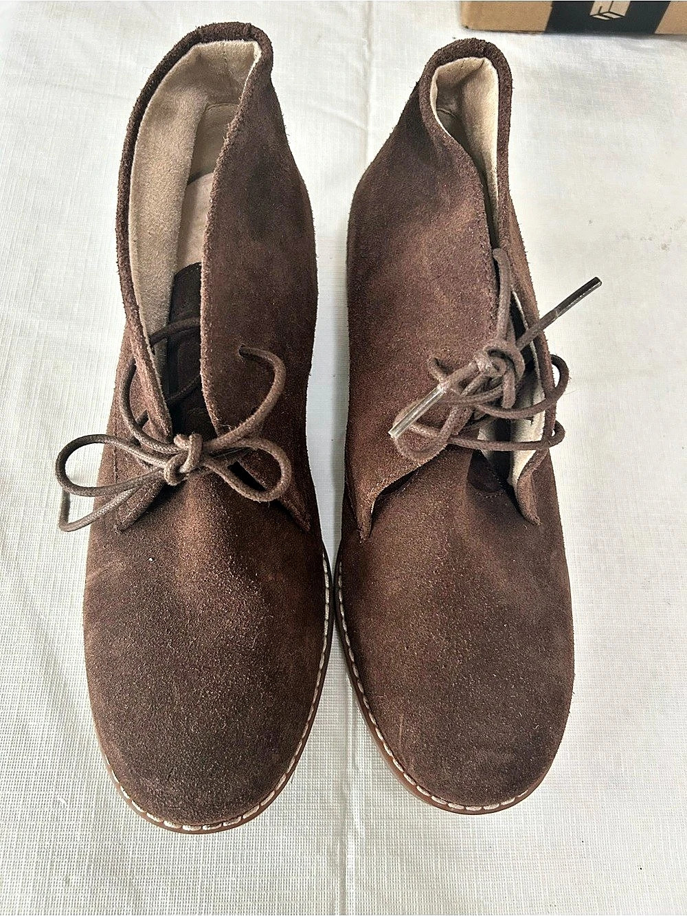 Hush Puppies Brown Lace-Up Ankle Boots